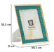 Cornice Grent 20,3x2x25,3 cm con misure evidenziate, fotocornice elegante Mauro Ferretti, misura interna 15x20 cm