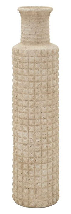 Vaso Da Esterno Sabbiato In Poliresina Altezza 97 Cm Diametro 24,5 Cm Con Apertura 14 Cm