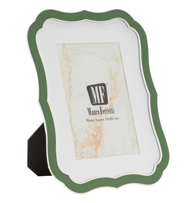 Cornice Margot Verde Cm 17 X 1,4 X 21,9 Bordo Verde Deciso Misura Interna 15 X 20 Compatta ed Armoniosa