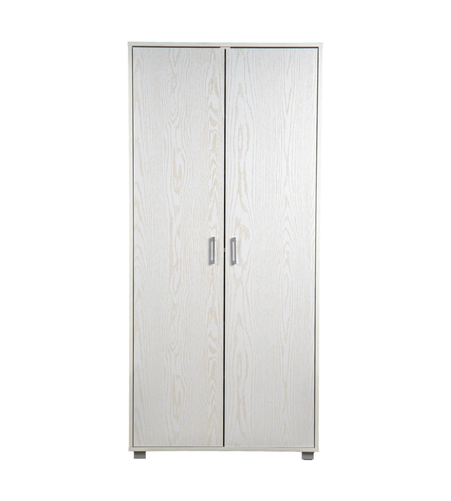 Mobile Scarpiera Alta Mars4 con 6 Piani in Rovere Nordico e Bianco Alpes o Rovere