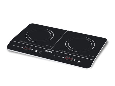 Piastra Induzione Doppia con Display 12/26 cm 2800W