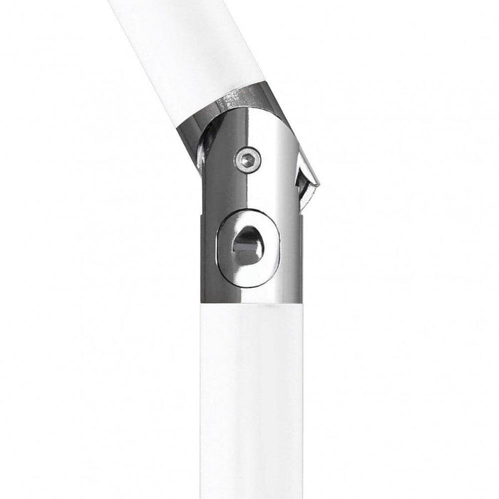 Ombrellone Quadrato Bianco Poliestere Alluminio 2x2 m