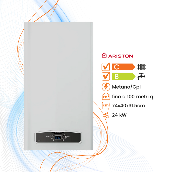 Caldaia Ariston Cares X Cf 24kW a Camera Aperta