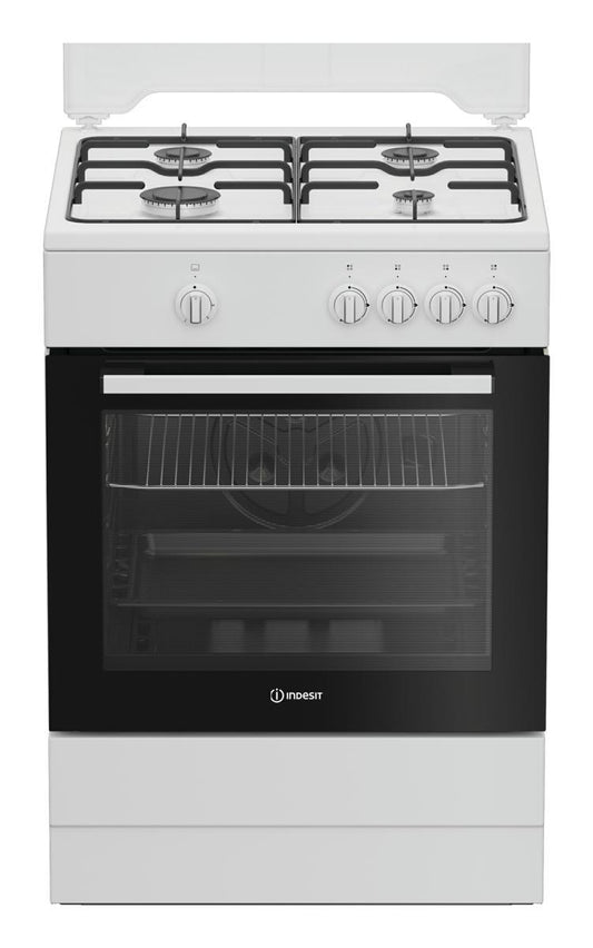 Cucina a Gas 4 Fuochi Forno 64 Lt 60x60 cm Bianca