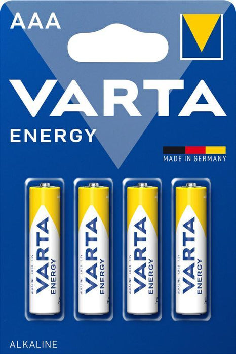 Pile Stilo AAA Alcaline Varta Energy 4 Pezzi