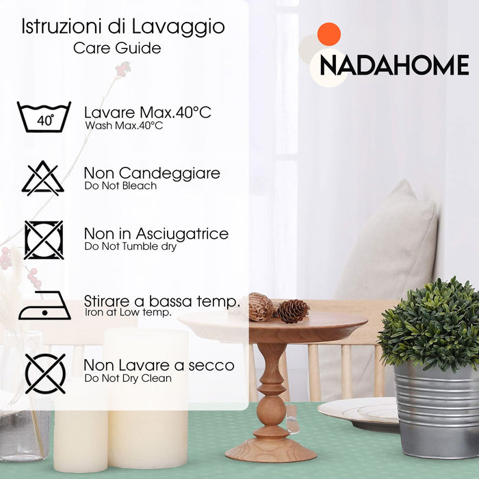 Tovaglia da Tavola 12 Posti tinta unita in Cotone Damina 0700