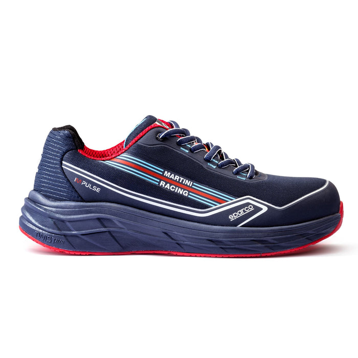 Scarpa Sparco Martini Racing S1P - Puntale 200J, Antiperforazione, Misure 39-46