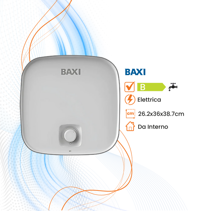 Scaldabagno Baxi AcquaPocket Elettrico Sopralavello/Sottolavello