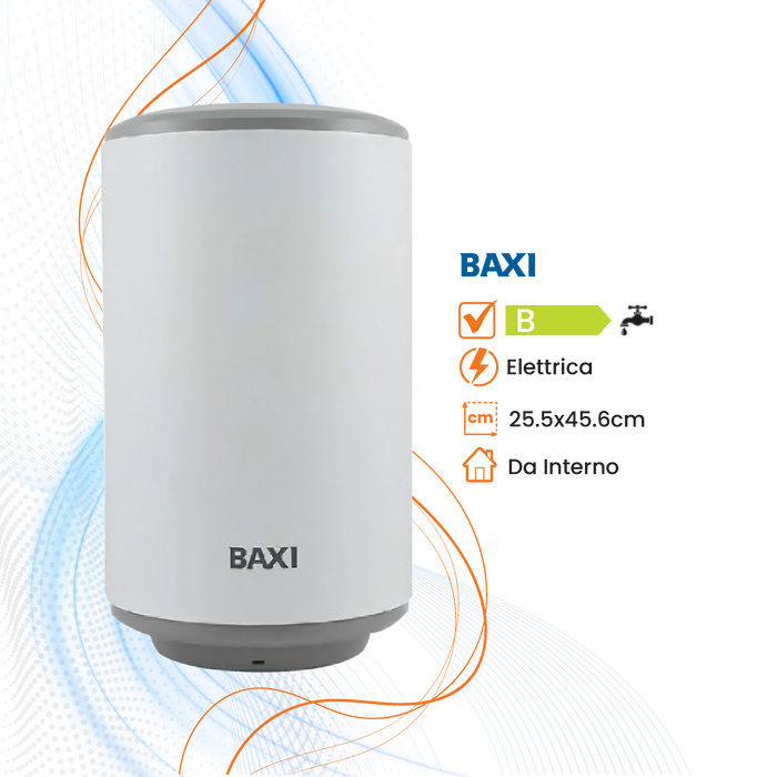 Scaldabagno Baxi Extra+ Elettrico Sopralavello/Sottolavello