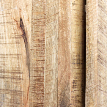 Mobile in legno mango con 4 ante e 3 cassetti 150x50x200 cm
