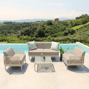 Coppia braccioli salotto in polipropilene - 60x10x44 cm