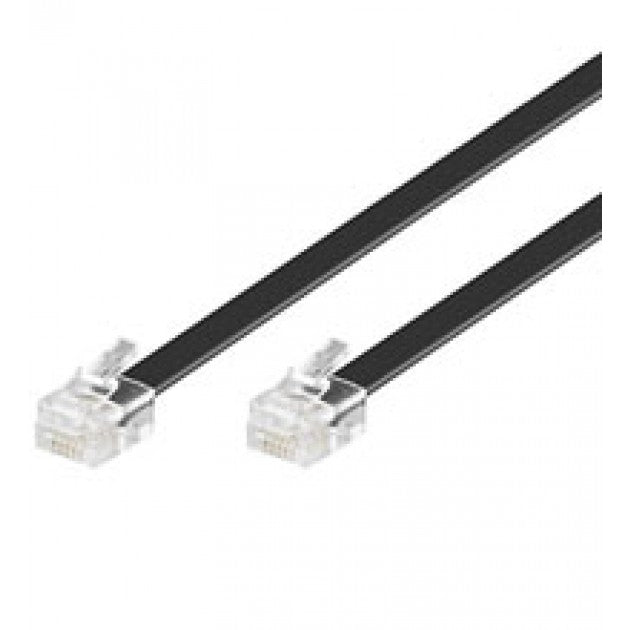 Cavo Telefonico RJ11 Modulare 2 mt Nero