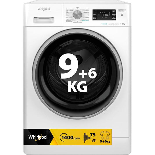 Lavasciuga Whirlpool 9/6kg Inverter 1400 Giri
