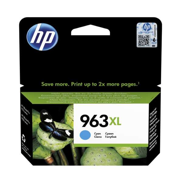 HP 963XL Ciano Cartuccia d'Inchiostro Originale - 3JA27AE