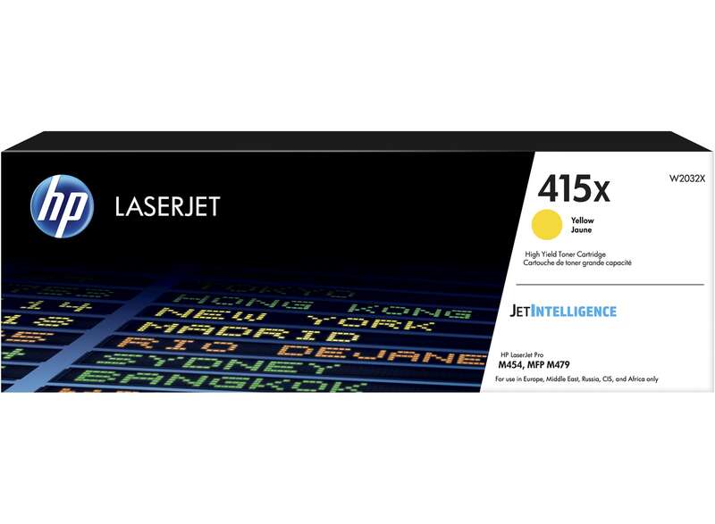 HP W2032X Amarillo Cartuccia Toner Originale - 415X