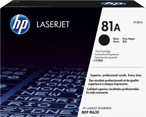 HP CF281A Cartuccia Toner Nero Originale - 81A