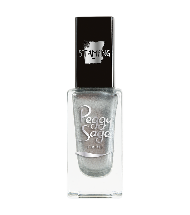 PEGGY SAGE  SMALTO PER UNGHIE STAMPING SILVER 963 -11ML