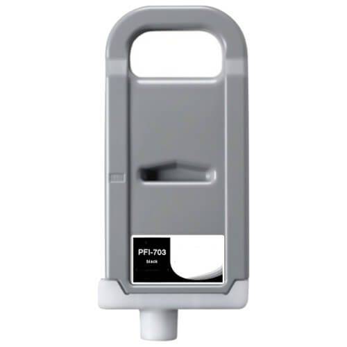 Canon PFI703/PFI303 Nero Cartuccia d'Inchiostro Pigmentato Compatibile - Sostituisce 2963B001/2958B001/PFI-703BK/PFI-303BK