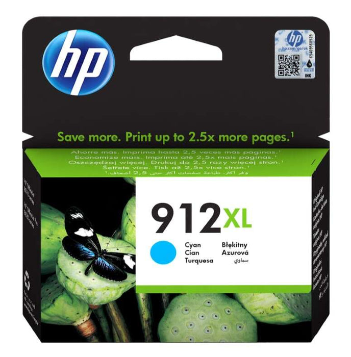 HP 912XL Cyan Cartuccia d'Inchiostro Originale - 3YL81AE