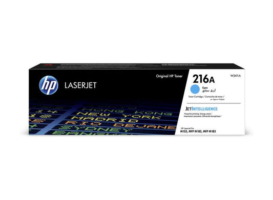 HP W2411A Ciano Cartuccia Toner Originale - 216A