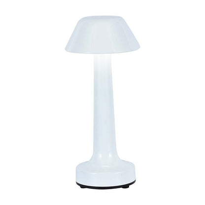 V-Tac Lampada LED da Tavolo 1W USB-C Touch Dimmerabile Bianca con design moderno e finitura opaca, ideale per scrivanie e comodini.