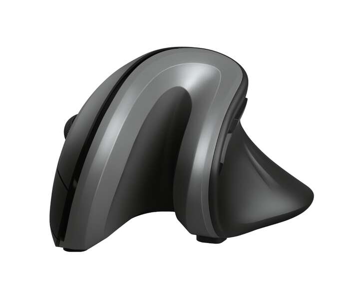 Trust Verro Mouse Wireless USB 1600dpi - 5 Pulsanti - Design Ergonomico - Angolo Verticale 60º - Colore Nero
