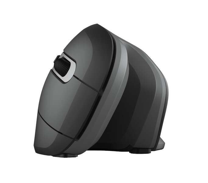 Trust Verro Mouse Wireless USB 1600dpi - 5 Pulsanti - Design Ergonomico - Angolo Verticale 60º - Colore Nero