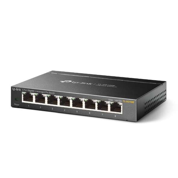 TP-Link Switch Easy Smart - 8 Porte Gigabit - Plug & Play - Carcassa Metallica - Tecnologia Green