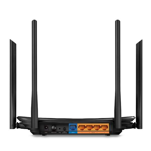 TP-Link Router Gigabit Wireless MU-MIMO Dual Band AC1200 - 4 Antenne Esterne