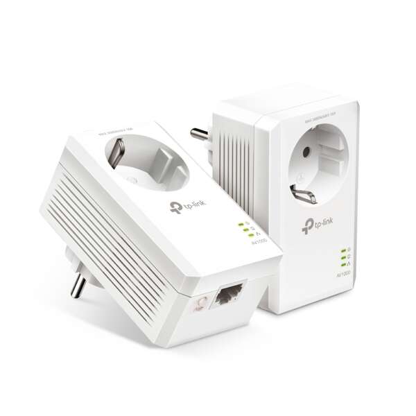 TP-Link Kit Avviamento AV1000 Gigabit Powerline con Spina Incorporata