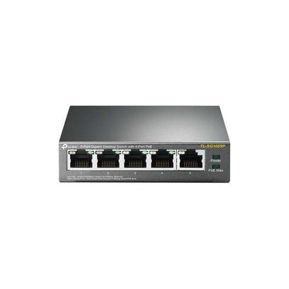 TP-Link Switch da Tavolo - 5 Porte Gigabit con 4 Porte PoE