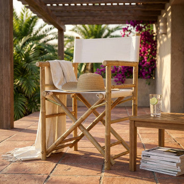 Regista in bamboo marrone, dimensioni 60x44x88 cm, peso 6 kg