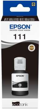Epson 111 Nero Bottiglia Inchiostro Pigmentato Originale - C13T03M140