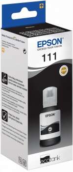 Epson 111 Nero Bottiglia Inchiostro Pigmentato Originale - C13T03M140