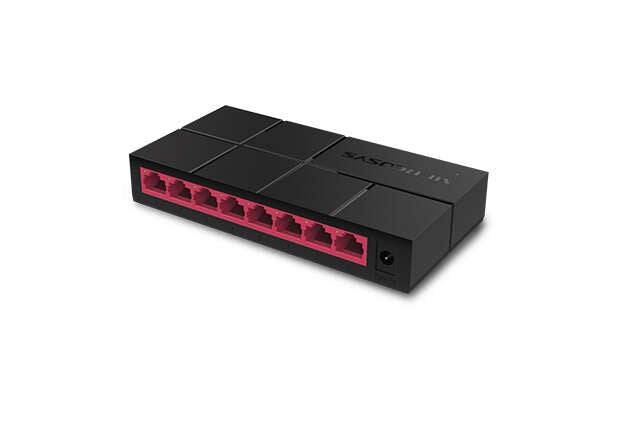 Mercusys Switch 8 Porte Gigabit RJ45 10/100/1000Mbps - Design Compatto - Plug & Play - Tecnologia Verde