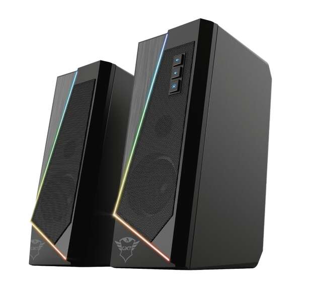 Trust Gaming GXT 609 Zoxa Altoparlanti USB 2.0 12W - Illuminazione LED RGB - Altoparlante 40mm - Colore Nero