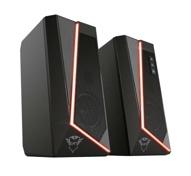 Trust Gaming GXT 609 Zoxa Altoparlanti USB 2.0 12W - Illuminazione LED RGB - Altoparlante 40mm - Colore Nero