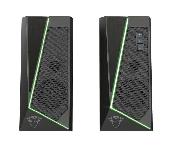 Trust Gaming GXT 609 Zoxa Altoparlanti USB 2.0 12W - Illuminazione LED RGB - Altoparlante 40mm - Colore Nero