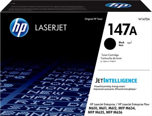 HP W1470A Negro Cartuccia Toner Originale - 147A