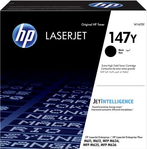 HP W1470Y Cartuccia Toner Nero Originale - 147Y