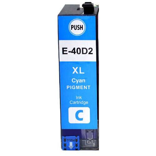Epson T40D2 Cyan Cartuccia d'Inchiostro Pigmentato Compatibile - Sostituisce C13T40D240/C13T40C240