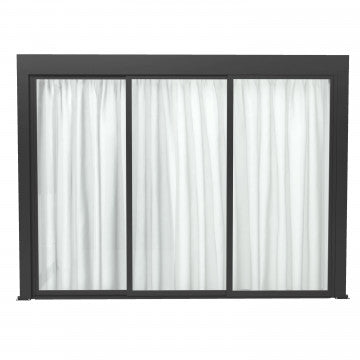 Tenda da interno per pergola bioclimatica, poliestere bianco 370x238 cm