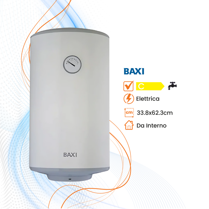 Scaldabagno Baxi Must+ Elettrico Orizzontale/Verticale