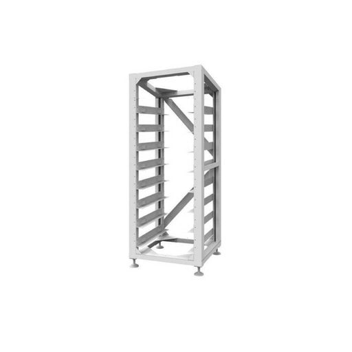 Armadio Rack 8 Moduli con struttura in metallo per BMS HV batterie Deye, ideale per impianti industriali ad alta tensione.