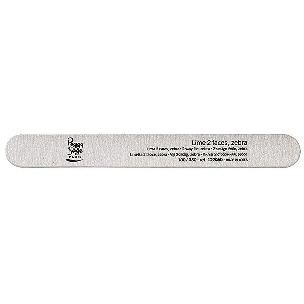 PEGGY SAGE  LIMETTA PERUNGHIE 2 FACCE 100/180, ZEBRA