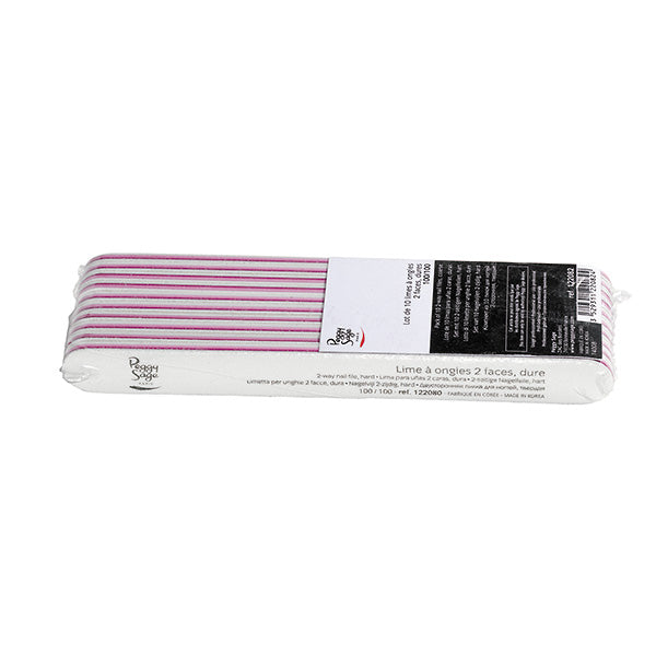 PEGGY SAGE  LOTTO 10 LIMETTE 2 FACCE 100/100, BIANCO