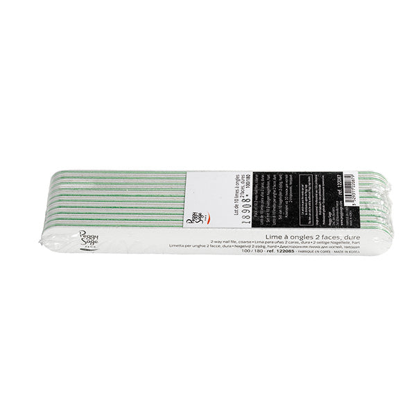 PEGGY SAGE  LOTTO 10 LIMETTE 2 FACCE 100/180, BIANCO