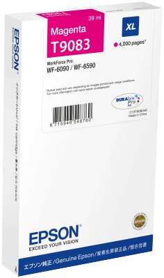 Epson T9083 Magenta Cartuccia d'Inchiostro Originale - C13T908340