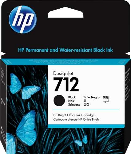 HP 712XL Nero Cartuccia d'Inchiostro Originale - 3ED71A