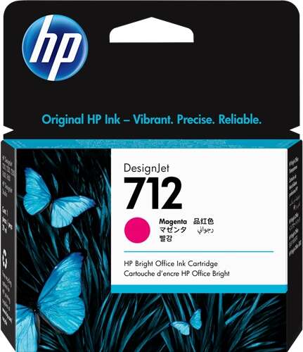 HP 712 Magenta Cartuccia d'Inchiostro Originale - 3ED68A